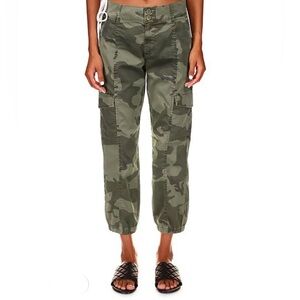 Sanctuary Olive Camo Cargo Joggers